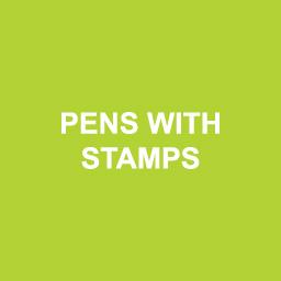 Pens With Stamps